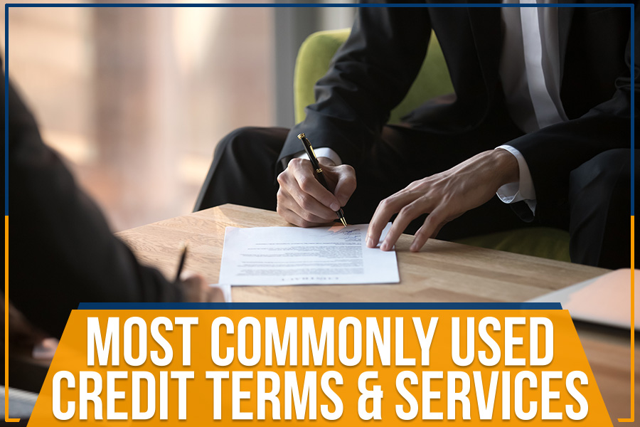 Most Commonly Used Credit Terms & Services